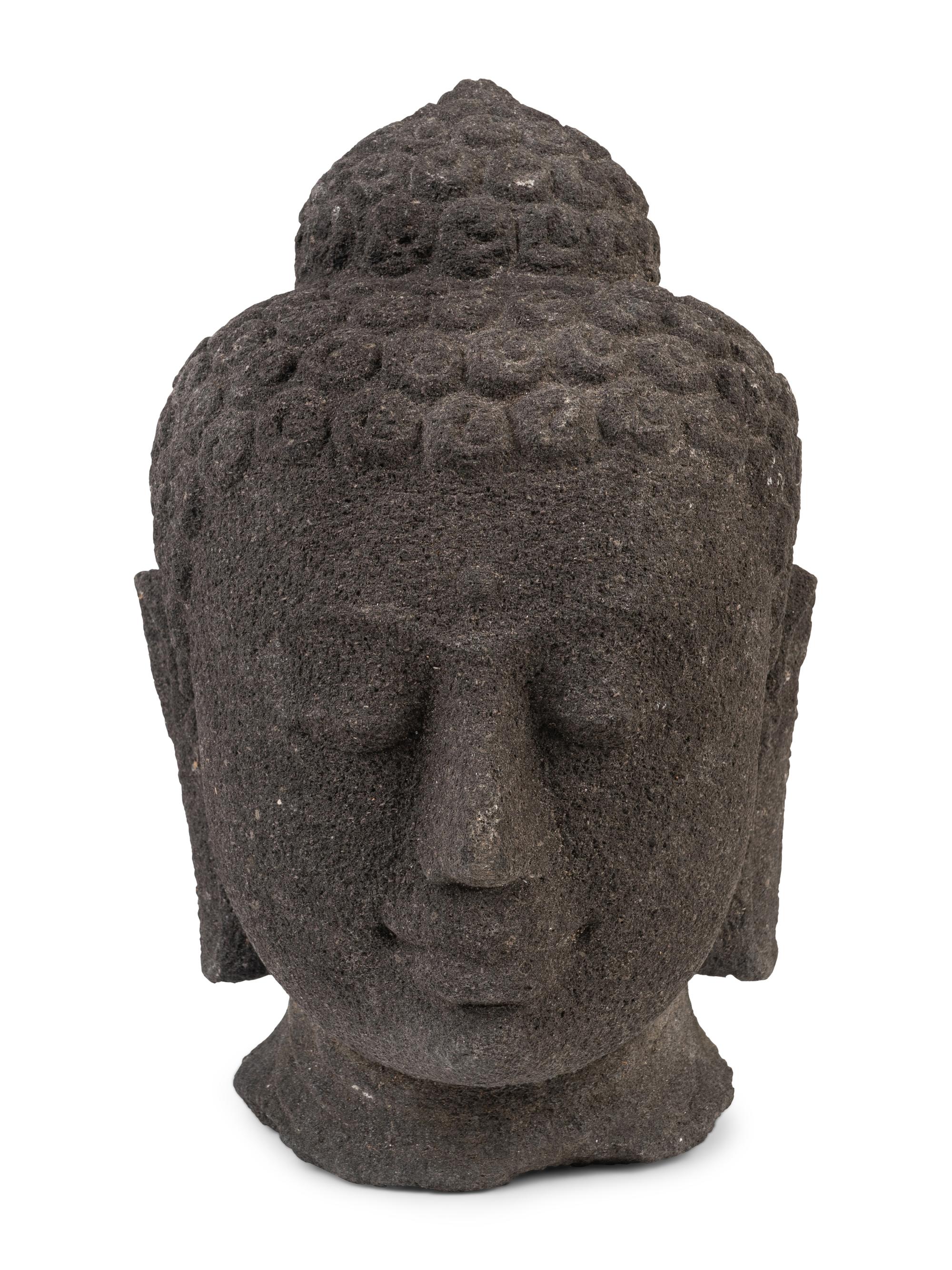 An Indonesian Volcanic Head of a Deity — BORA BORA, 20TH CENTURY