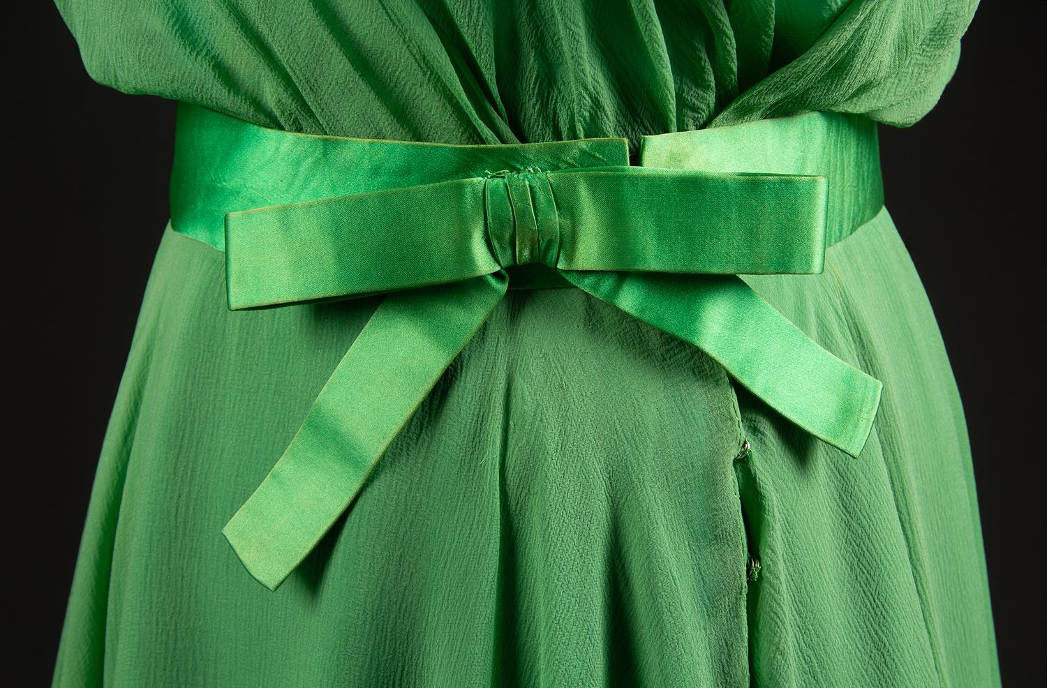 Christian Dior by Marc Bohan Haute Couture Dress, Inner Bodice and Shoes, Spring-Summer 1964 — Worn by Dame Olivia de Havilland in the 1964 movie 'Hush...Hush, Sweet Charlotte'.