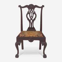 The Shippen Chippendale carved mahogany tassel-back side chair Philadelphia, PA, 1765-1780