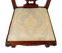 A Set of Four George III Style Mahogany Dining Chairs