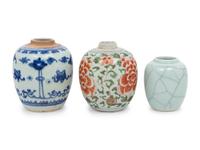 Three Chinese Porcelain Jars