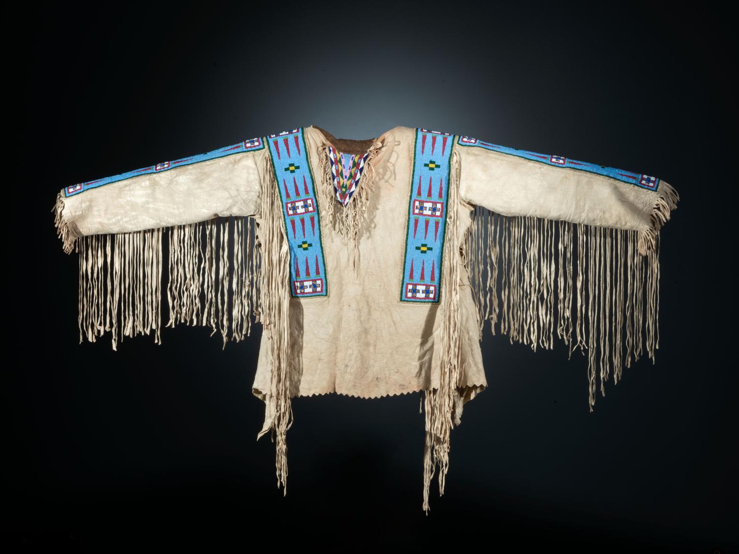 Assiniboine Beaded Hide Shirt