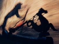 Shadow Gondolier, Venice, 1955 (printed 1992)