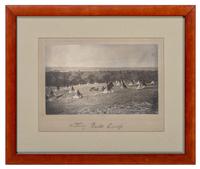 BARRY, David F. (1854-1934), photographer. Photograph of Sitting Bull's camp at the Standing Rock Agency.