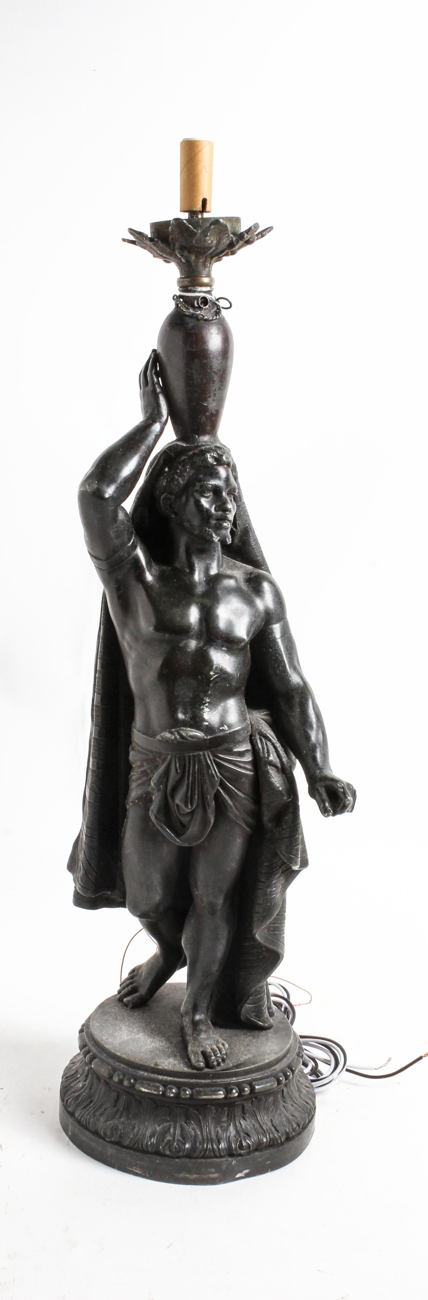 A Continental Cast Metal Figure Height 25 1/2 inches. — LATE 19TH/EARLY 20TH CENTURY