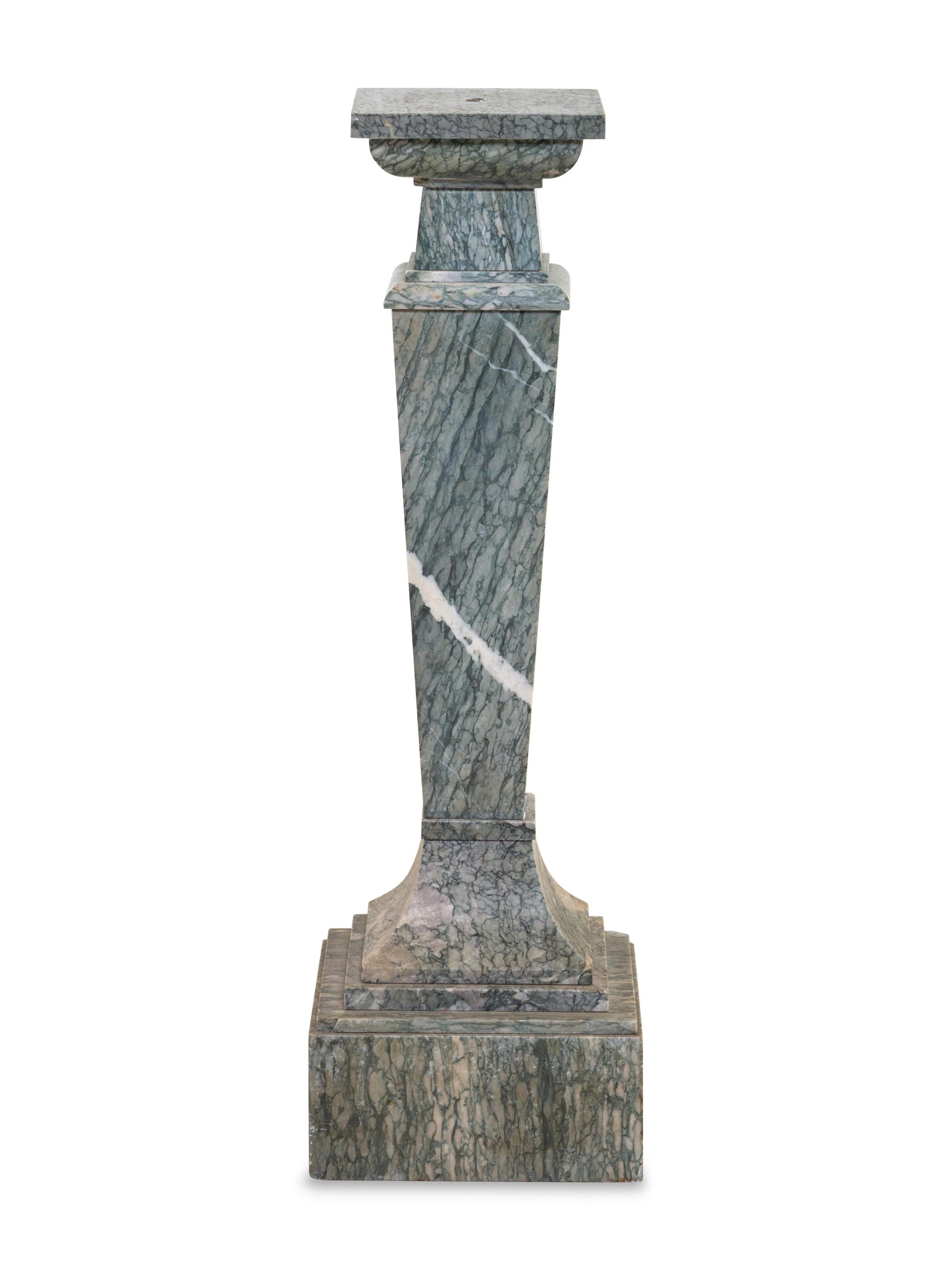 A Continental Marble Pedestal