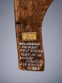 Ho Chunk Decorated Wood Pelt Stretcher