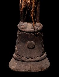 A Kanganamon Wood Standing Figure