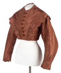 Two Silk Evening Bodices, 1860s