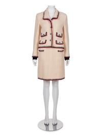 Chanel Tweed Two-Piece Skirt Suit, Fall 2006