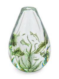 Graal Fish Vase Orrefors, Sweden
