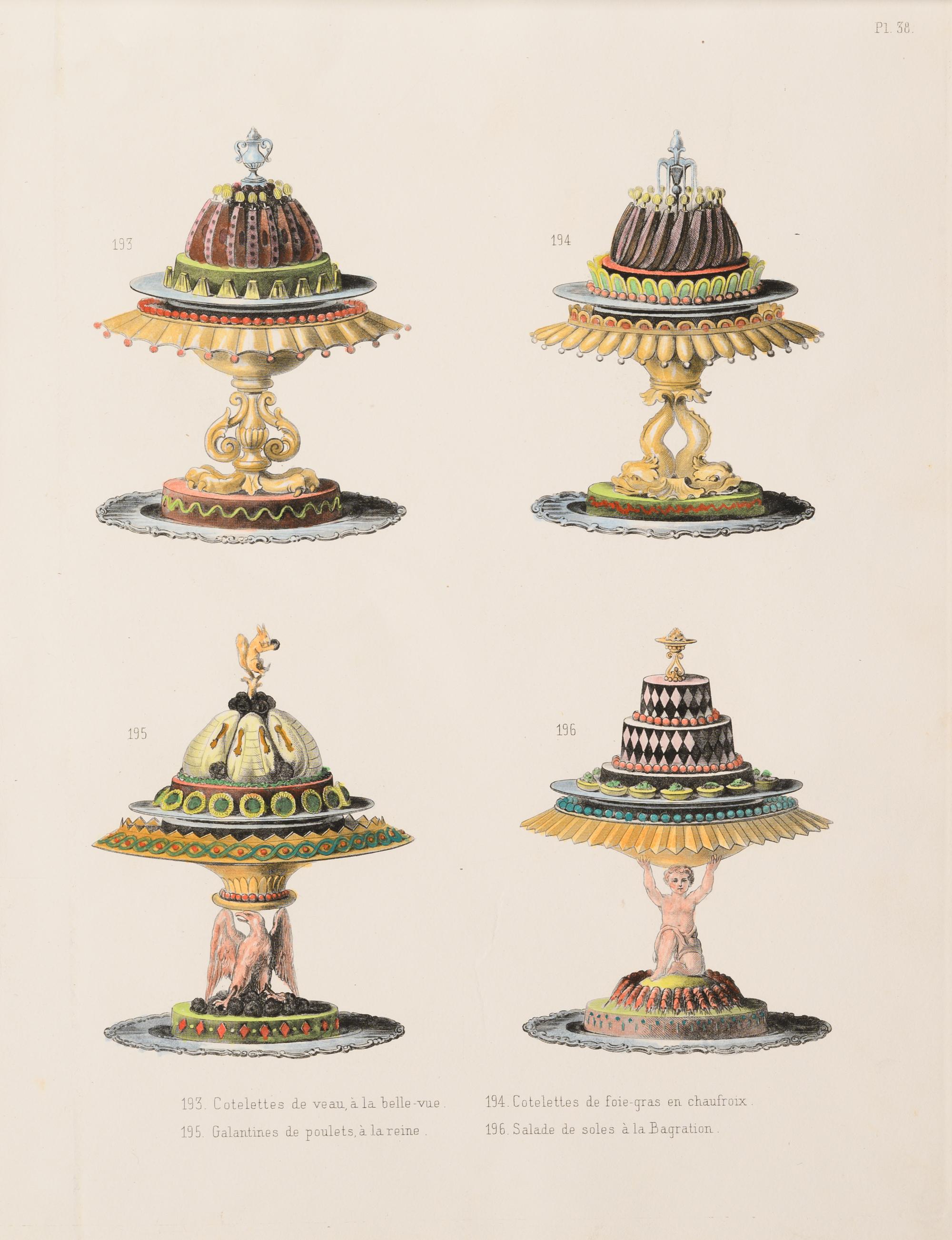 Nine French Lithographs
