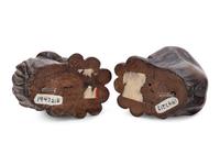 Two Continental Carved Wood Busts