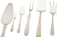 An Assembled American Silver Flatware Service