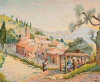 Lavandières dans le village de Provence, 1987
