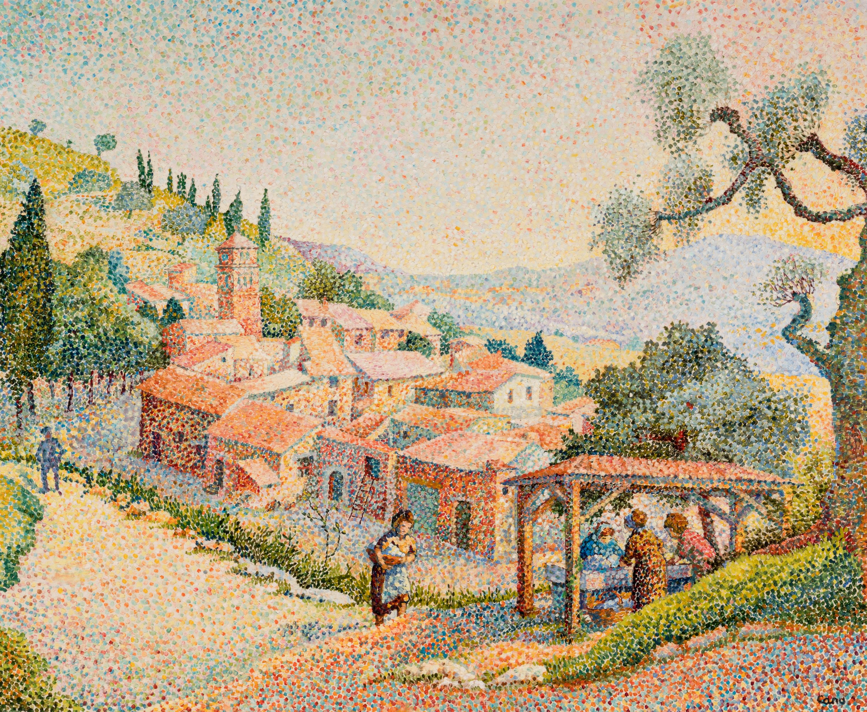 Lavandières dans le village de Provence, 1987