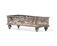 A Wrought Iron Footed Openwork Stand, French, 17th / 18th Century