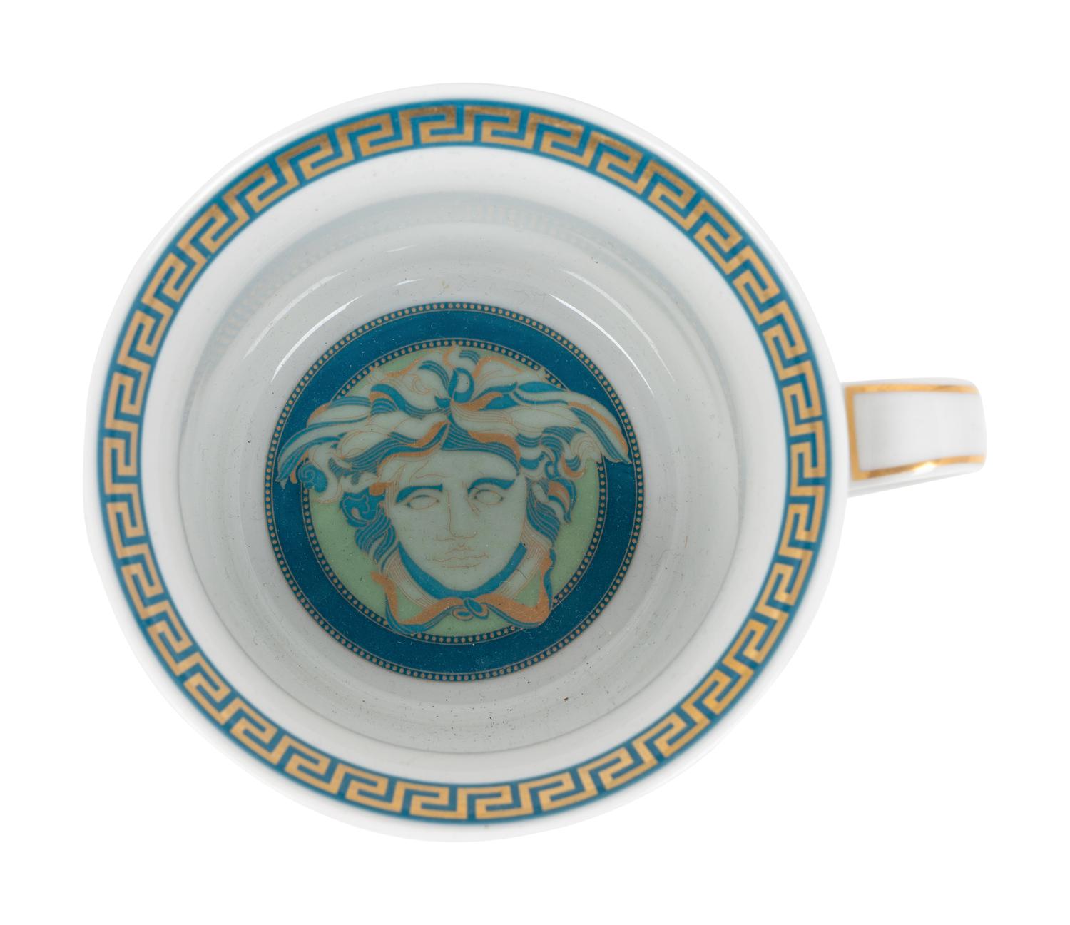 A Group of Versace Arabesque Porcelain Dinnerware