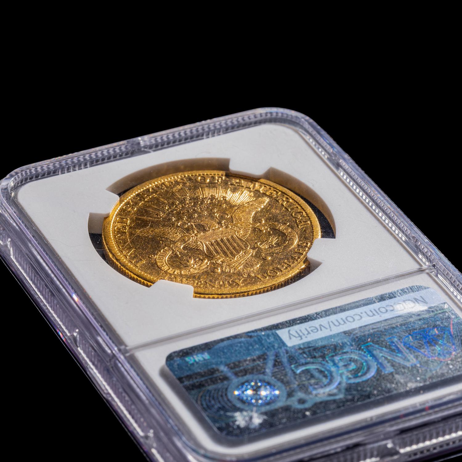 An 1889-CC Liberty Head $20 Gold Coin [NGC MS61]