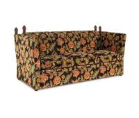 A Pair of Velvet-Upholstered Knole Sofas