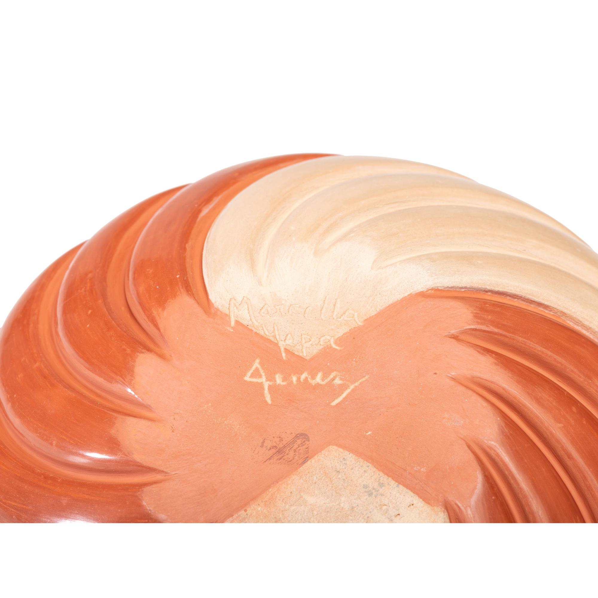 Swirling Pottery Bowl