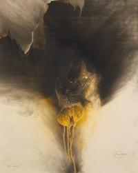 Otto Piene (German, 1928-2014) — The Time? , 1974
