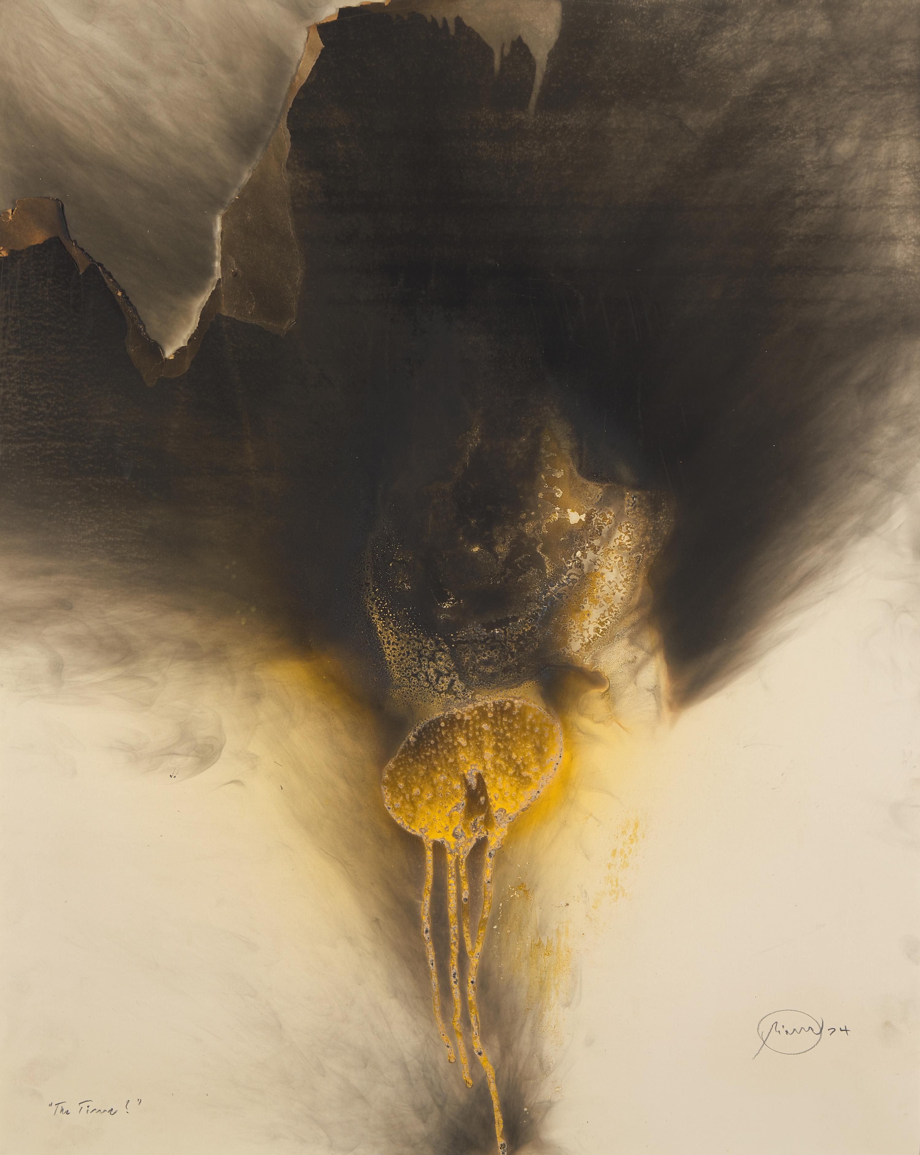 Otto Piene (German, 1928-2014) — The Time? , 1974