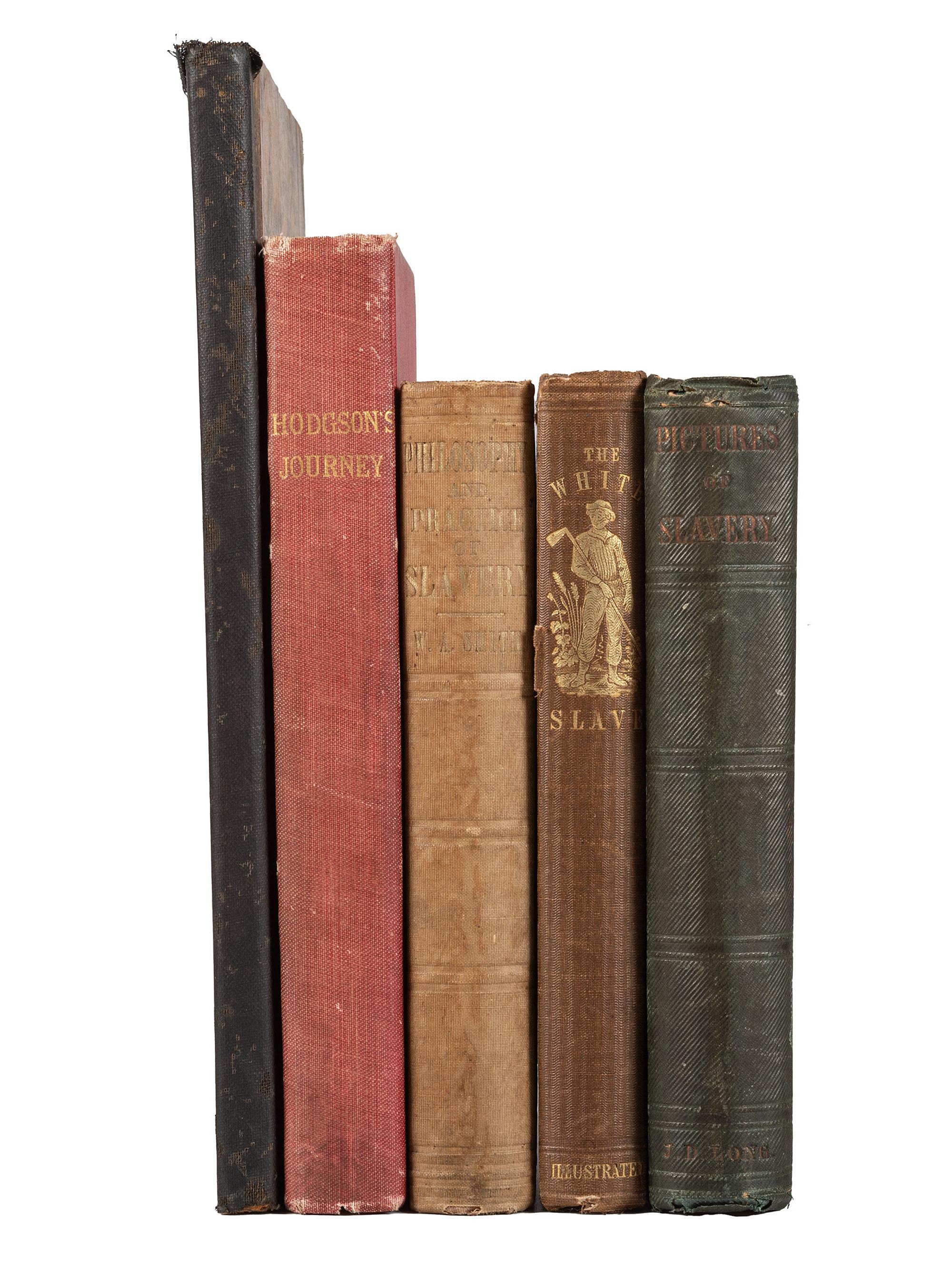 American Civil War & Enslavement [ENSLAVEMENT]. A group of 5 titles, comprising: