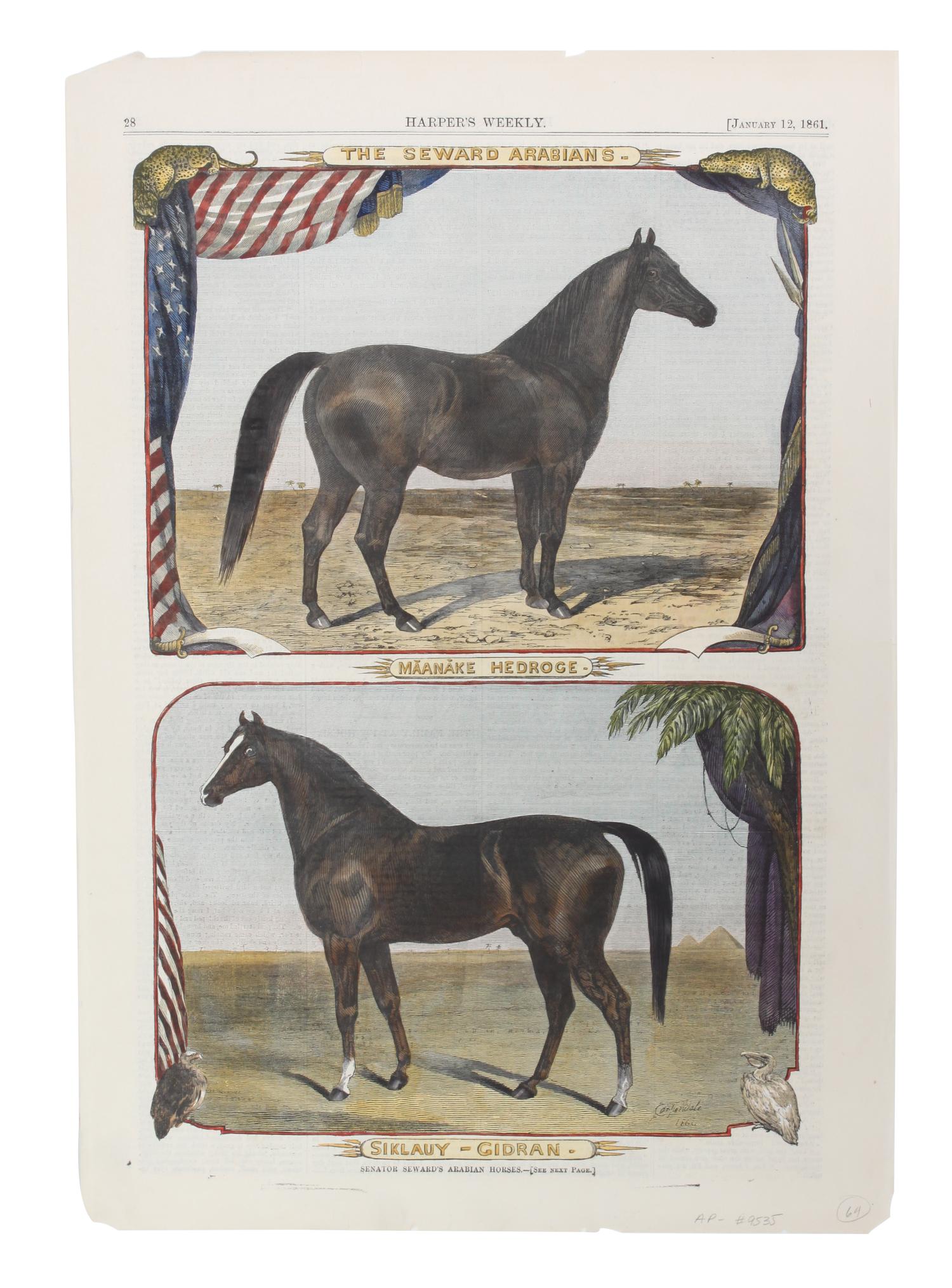 Six Hand Colored Sporting Prints Height 16 x width 11 inches (sheet) — 19TH CENTURY