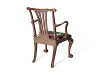 A George III Mahogany Armchair DONATED BY STUDIO DEARBORN