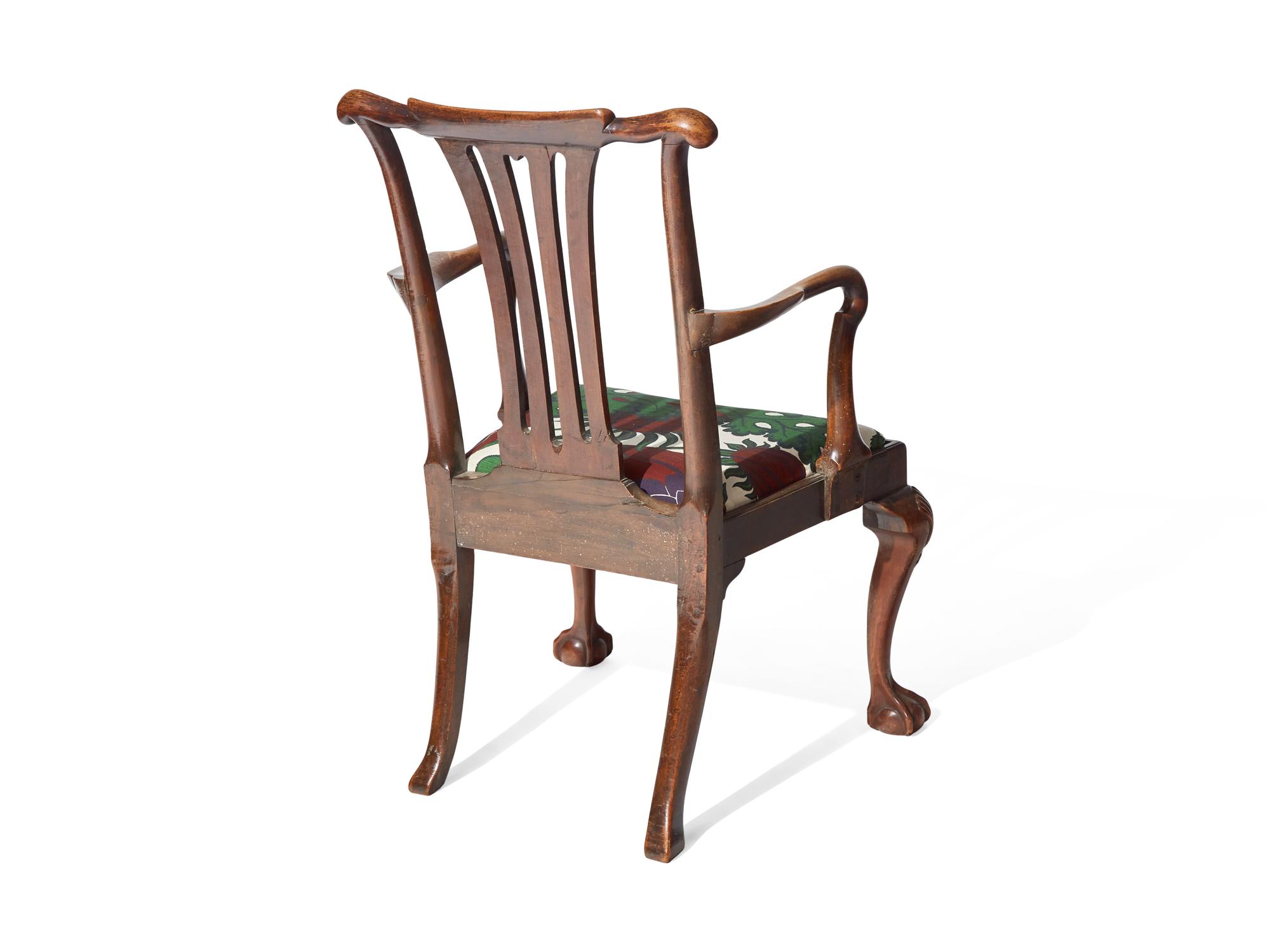A George III Mahogany Armchair DONATED BY STUDIO DEARBORN