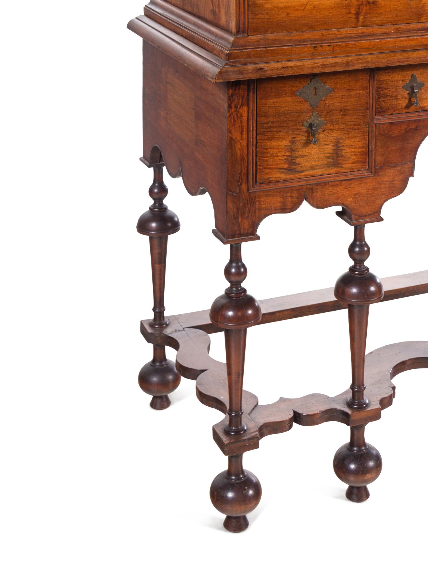 A William and Mary Chest on Stand