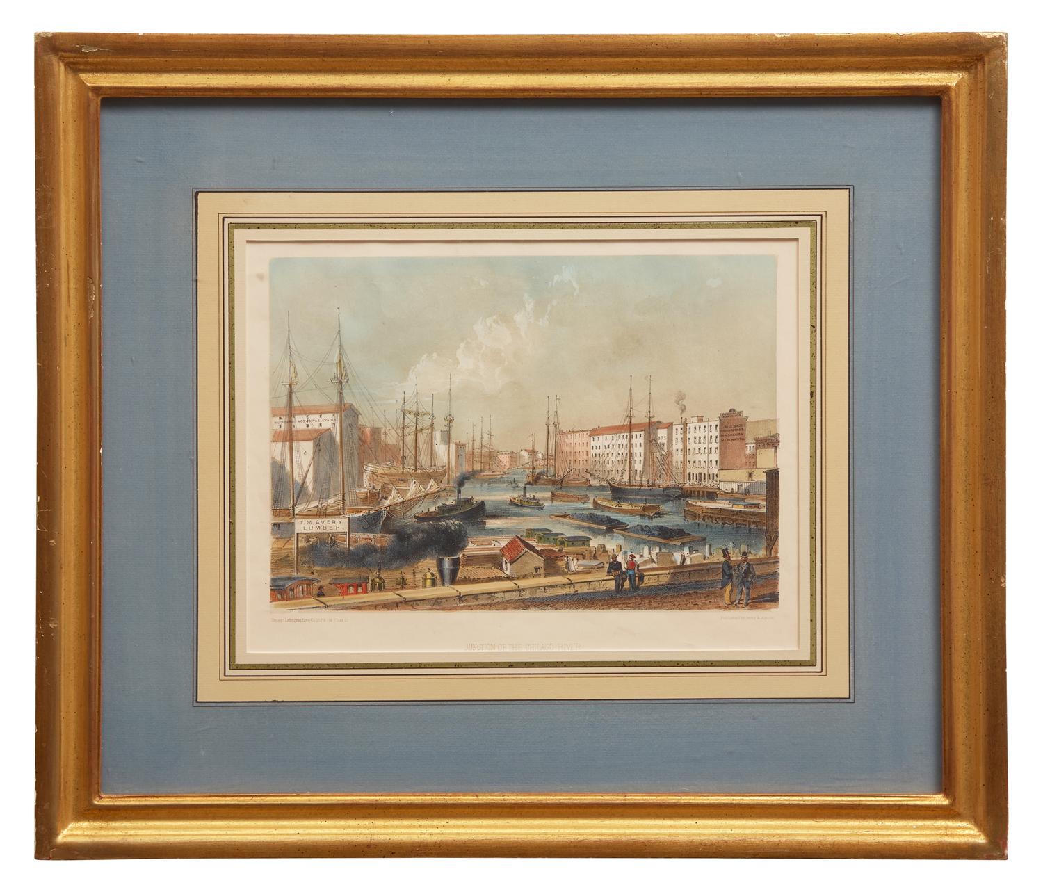 [American Views] Junction of the Chicago River