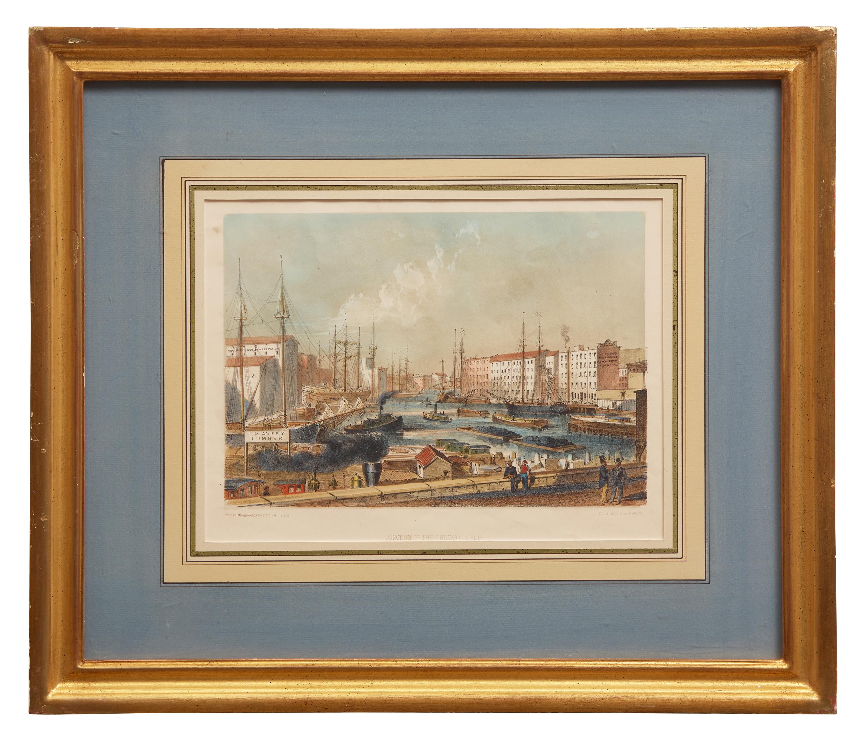 [American Views] Junction of the Chicago River