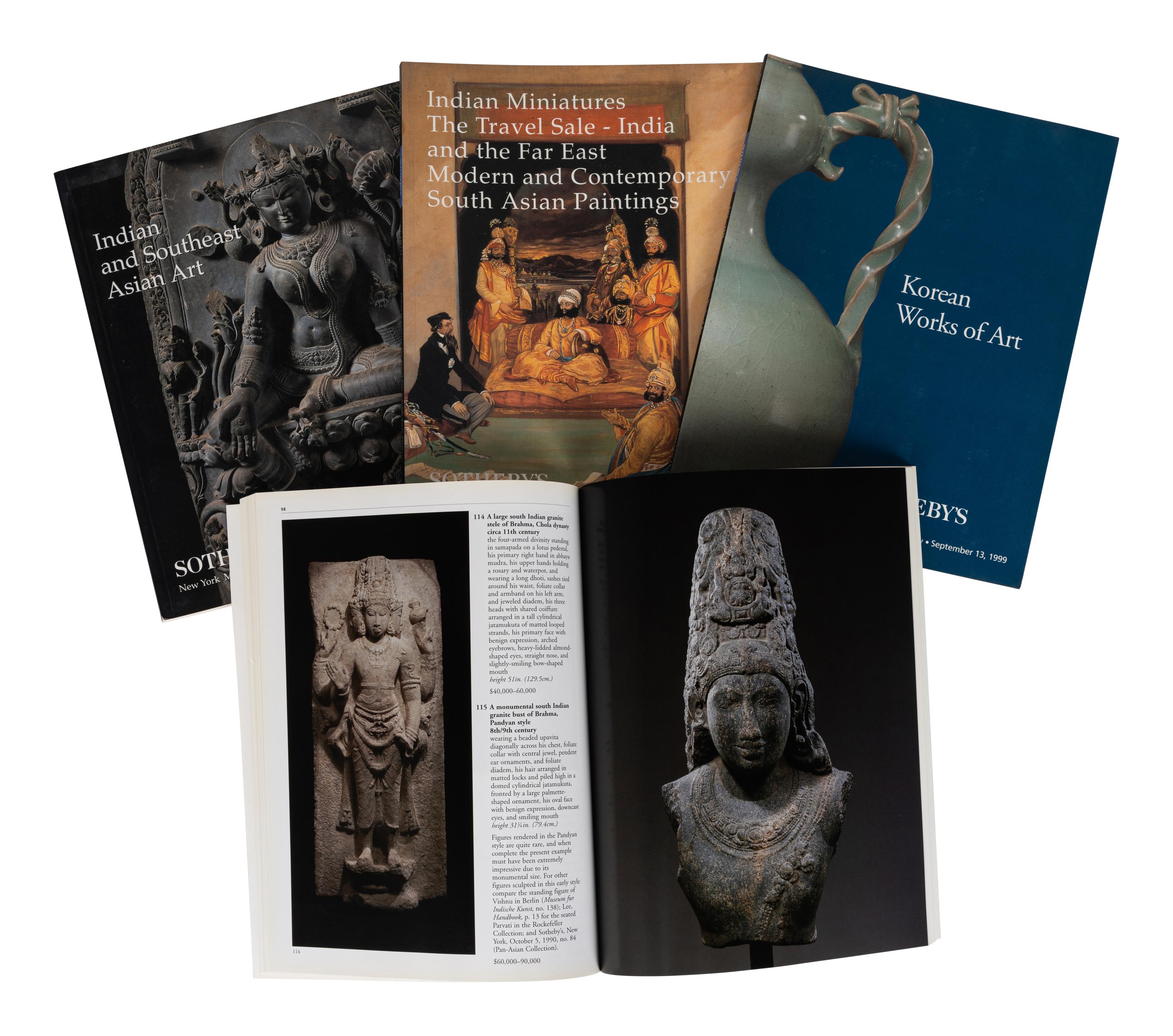 [AUCTION CATALOGUES] A group of auction catalogues about Asian Art, comprising: