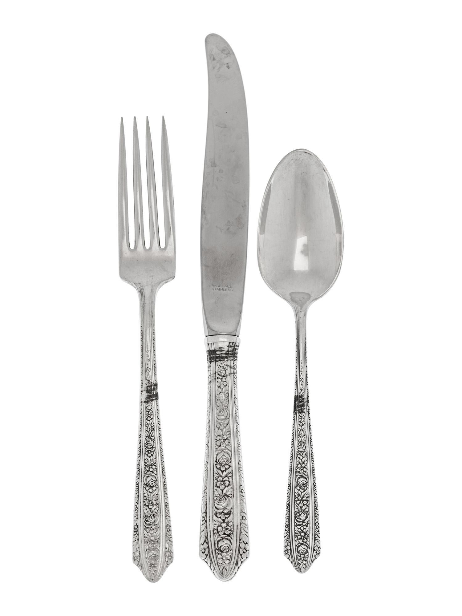 An American Silver Flatware Service