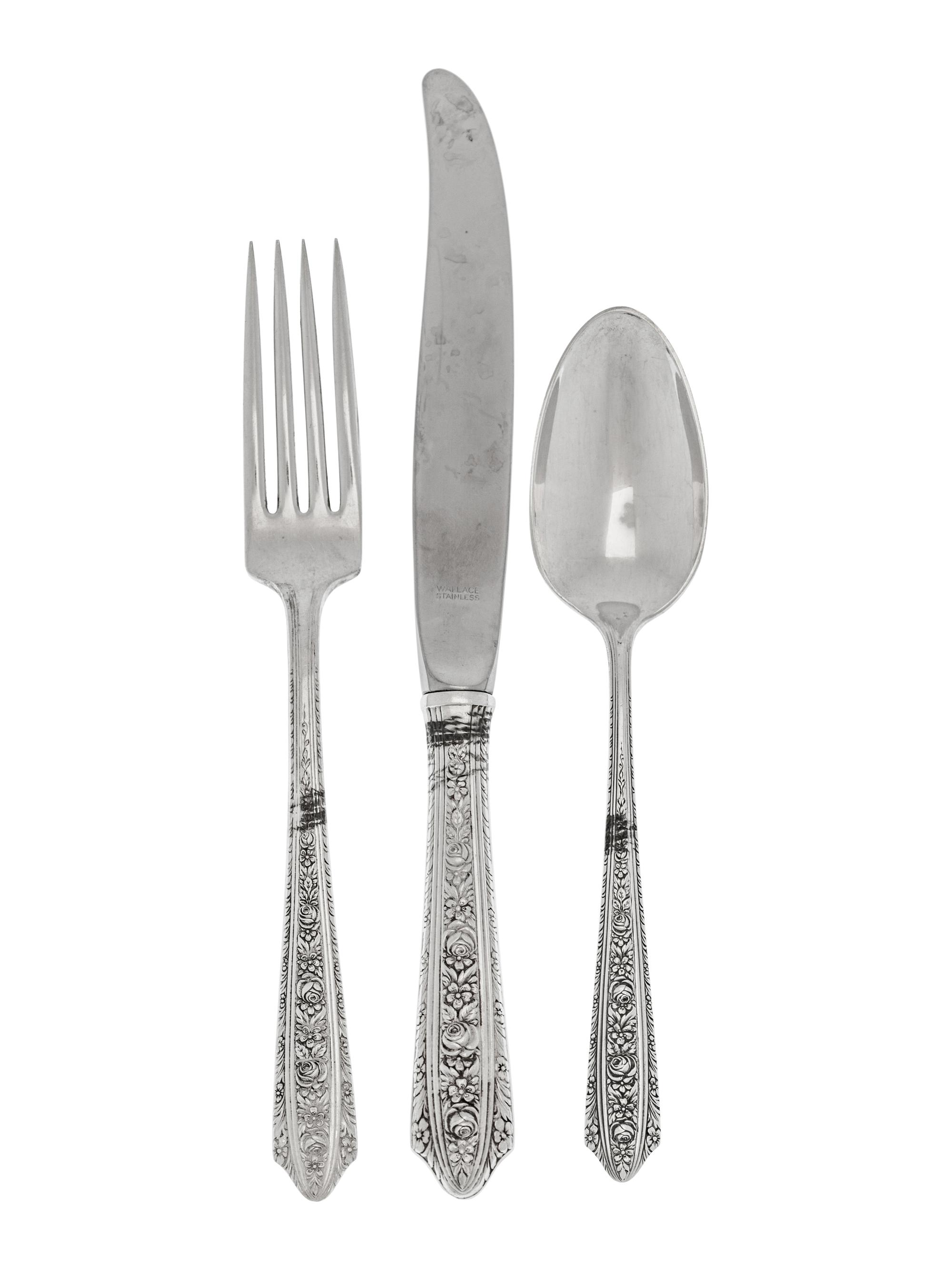 An American Silver Flatware Service