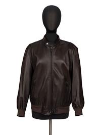 Gucci by Tom Ford, Brown Leather Racer Jacket