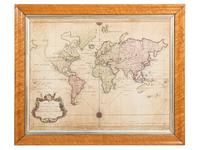 BELLIN, Jacques Nicholas (1703-1772). An Essay of a New and Compact Map Containing the Known Parts of the Terrestrial Globe . The Hague: P. de Hondt, 1750.