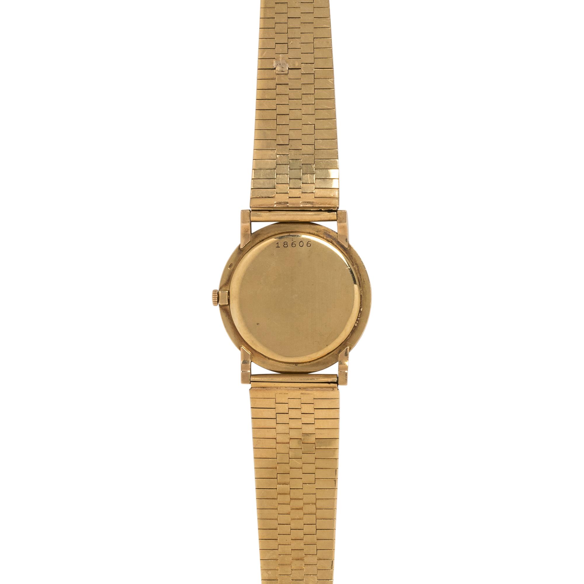 AUDEMARS PIGUET, 18K YELLOW GOLD WRISTWATCH
