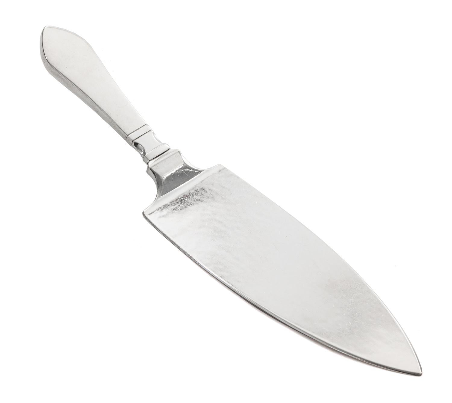 A Danish Silver Pie Server, Georg Jensen Silversmithy, Copenhagen, Mid-20th Century, in the Continental pattern.