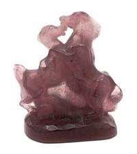 A Daum Pate-de-Verre Figural Sculpture Height 12 1/2 inches. — 20TH CENTURY