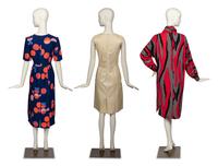 Three Designer Dresses by Victoria Beckham, Martin Margiela, and Balenciaga