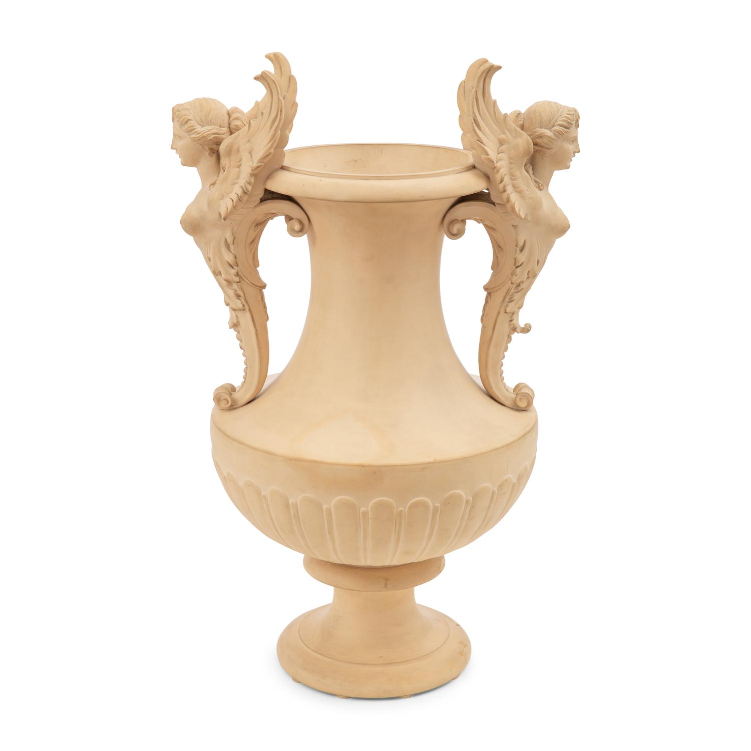 A Danish Neoclassical Style Terracotta Vase