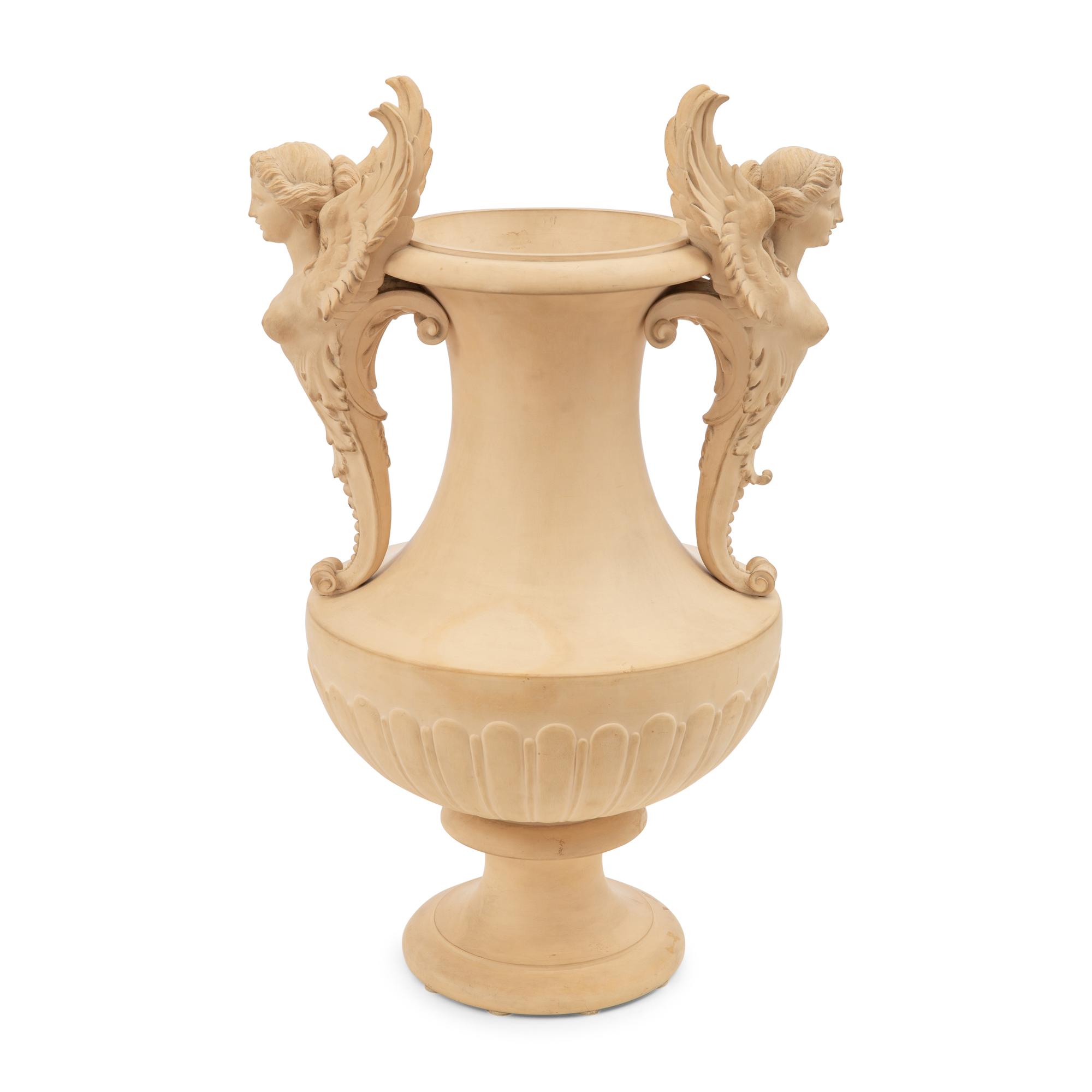 A Danish Neoclassical Style Terracotta Vase