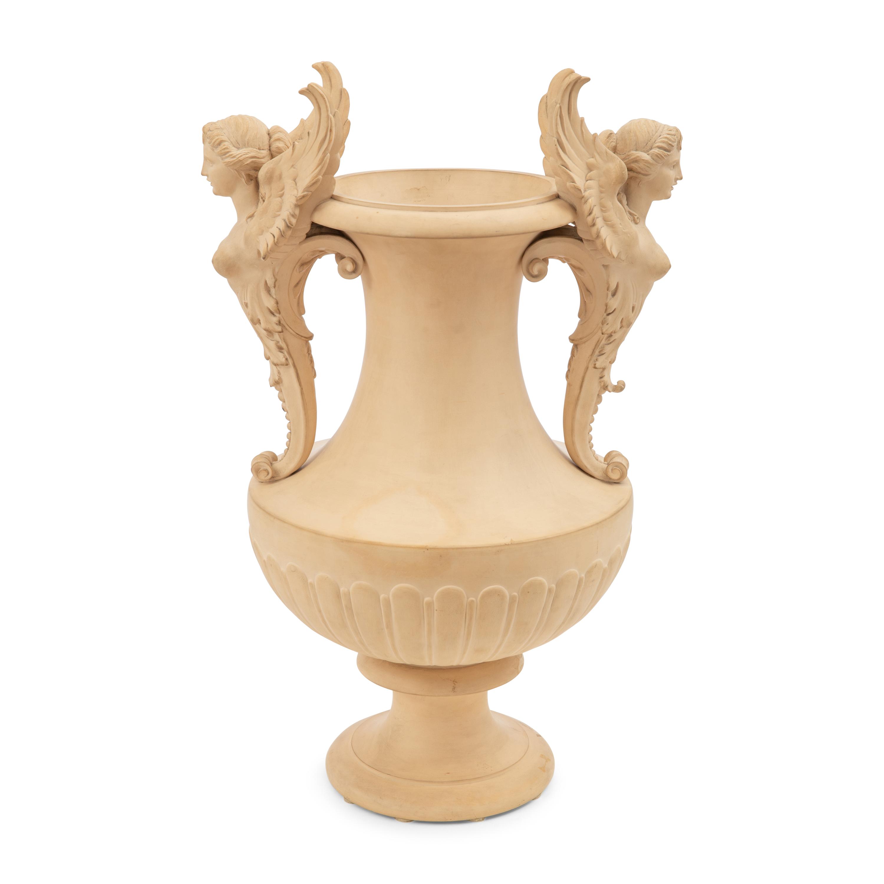 A Danish Neoclassical Style Terracotta Vase