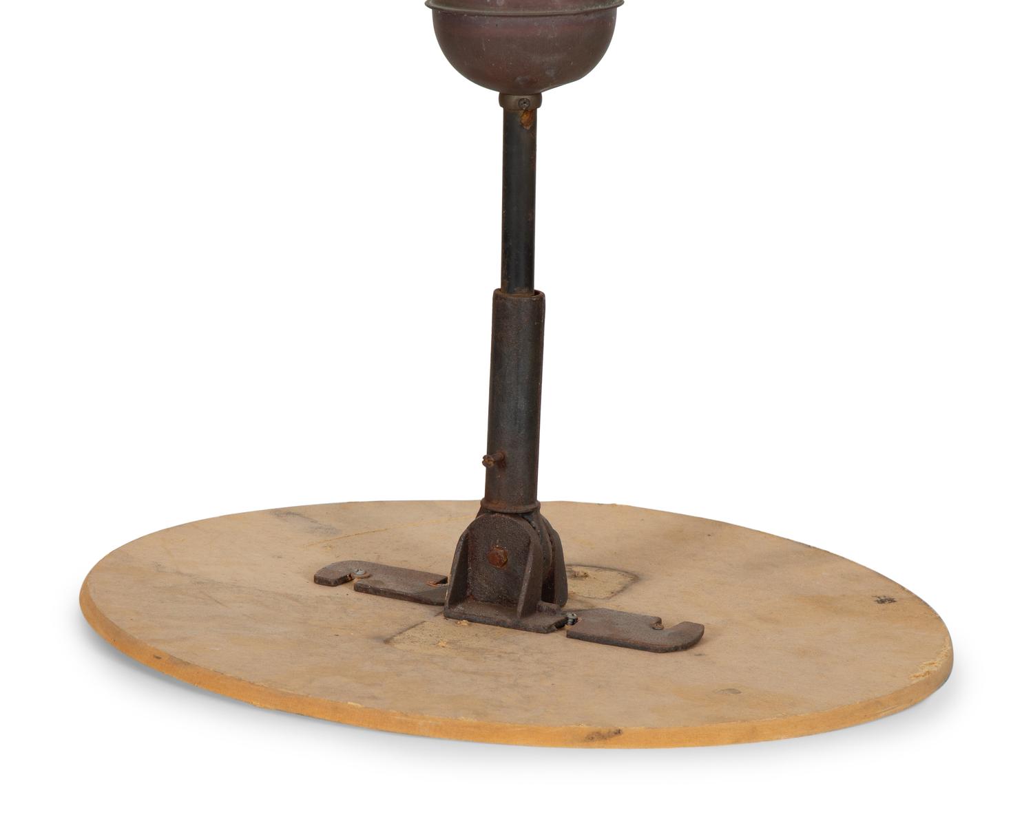 A Copper Bloodhound Weathervane with Directionals