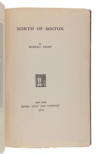 FROST, Robert (1874-1963). North of Boston. New York: Henry Holt and Company, 1924.