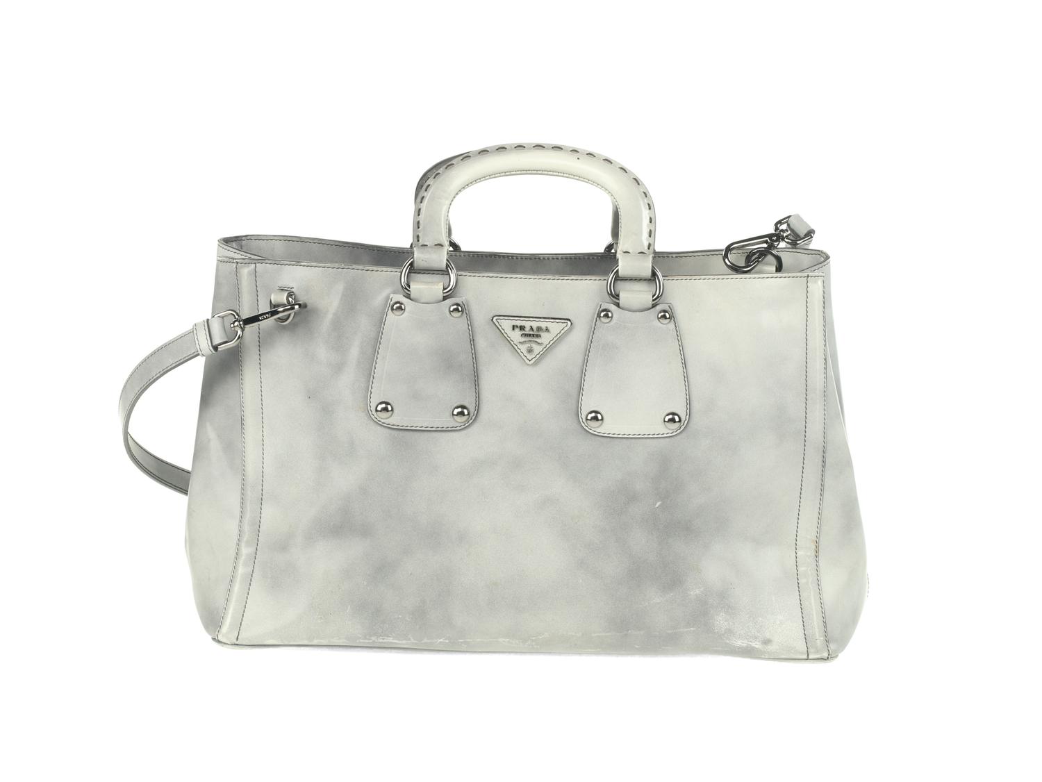 Prada Spazzolato Handbag