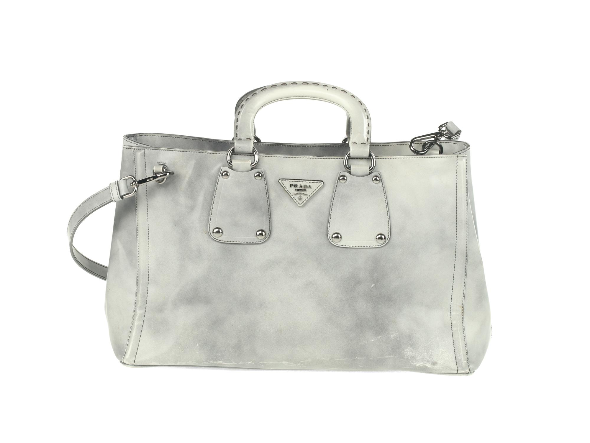Prada Spazzolato Handbag